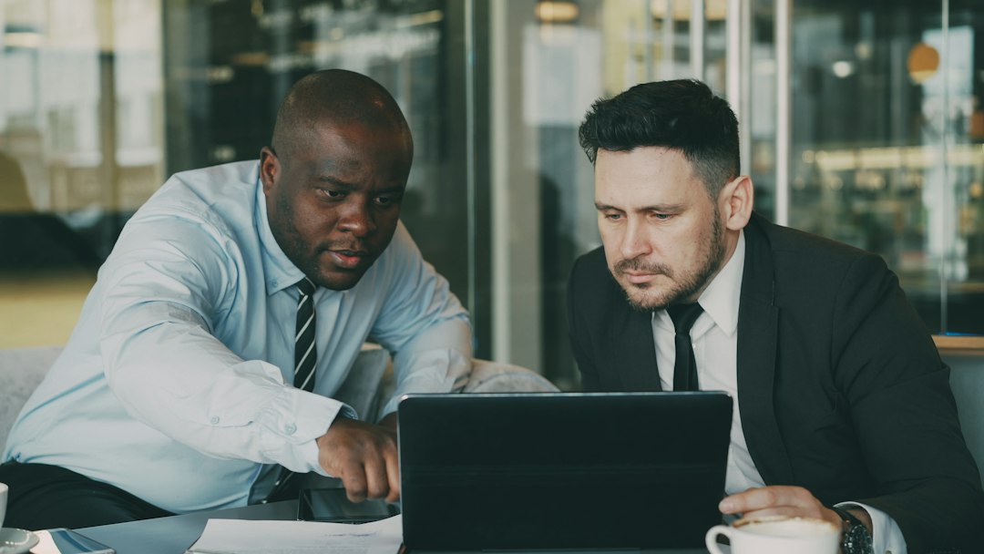 Business leaders reviewing AI governance and workflow metrics