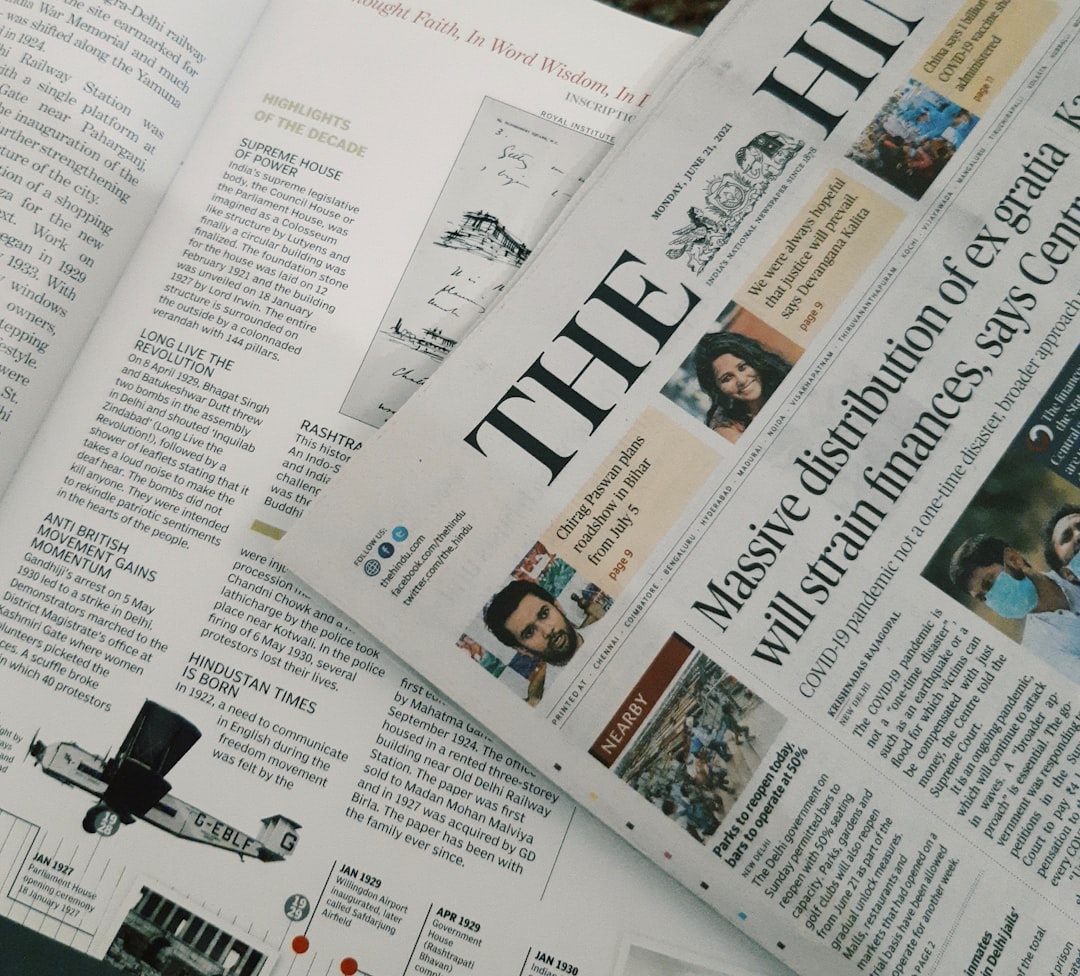 Newspaper headlines about artificial intelligence arranged dramatically to suggest fear and urgency