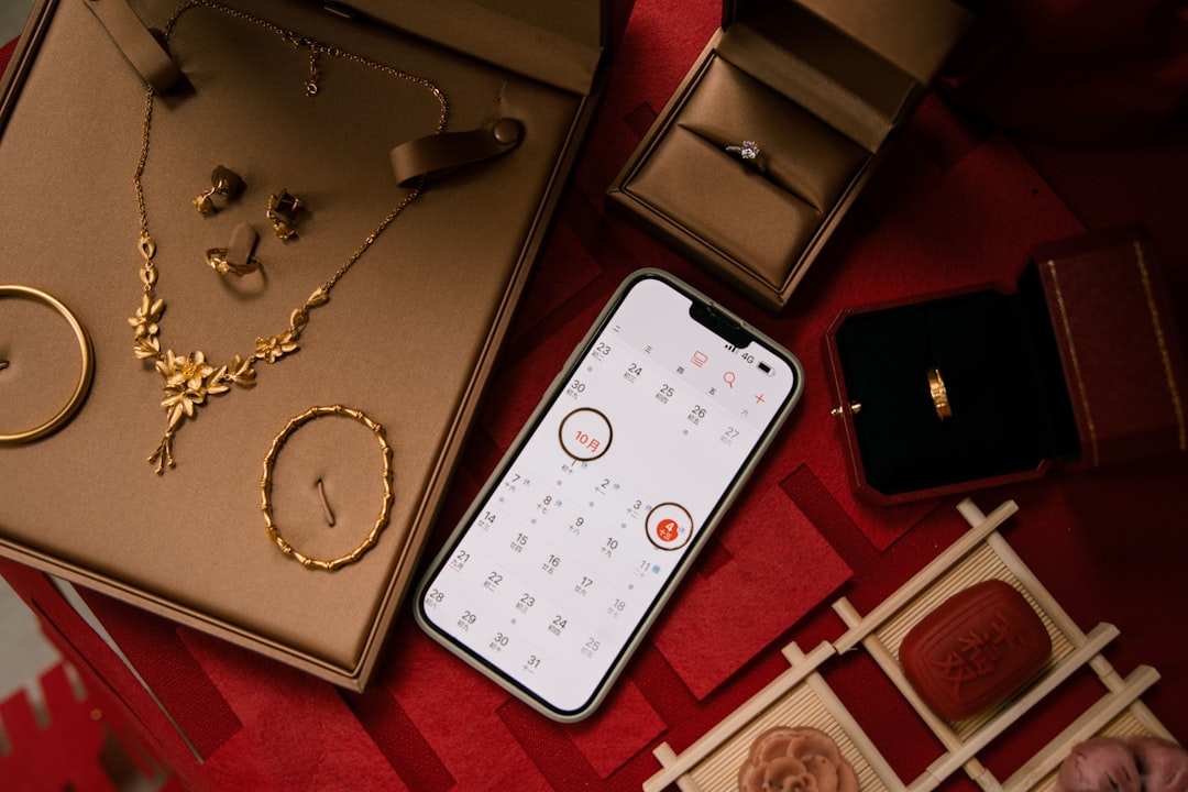 Customer using AI virtual try-on to preview jewelry on a smartphone