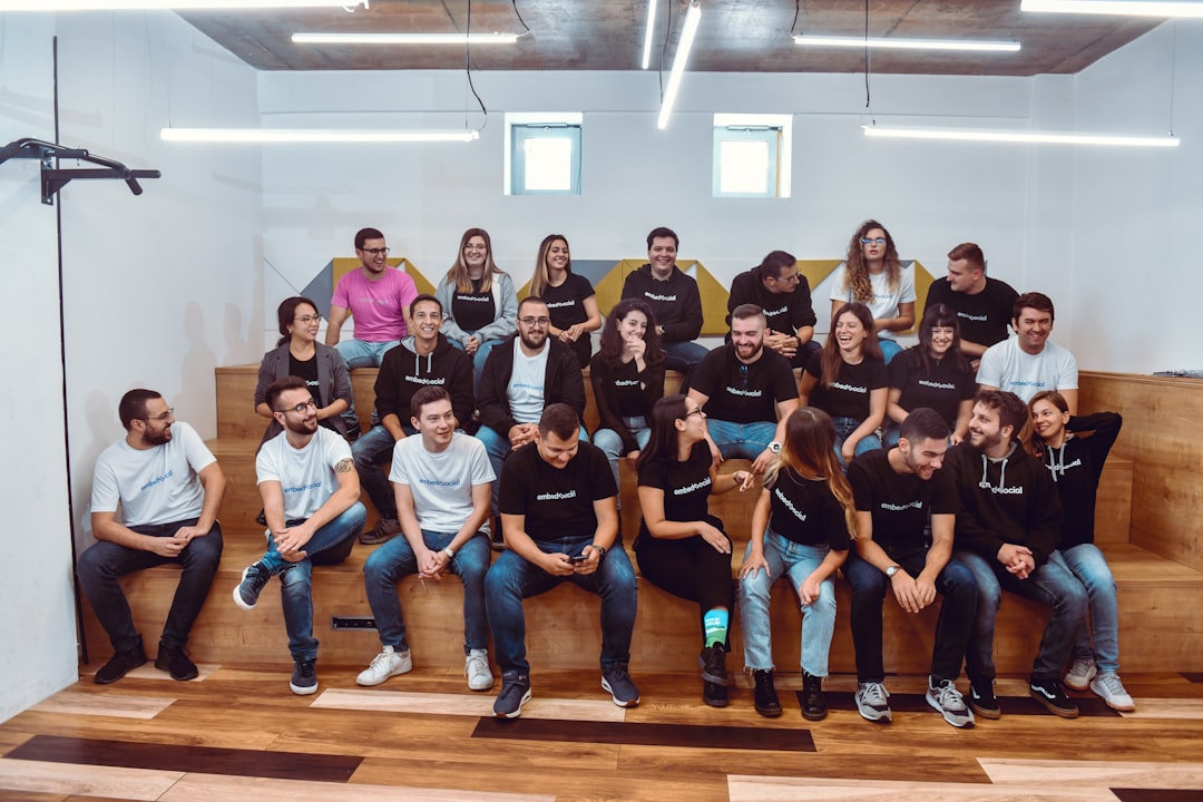 Entrepreneurs learning AI marketing in a boot camp setting