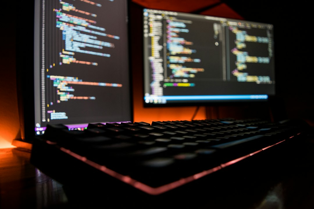 Developer working with code and documents using AI tools
