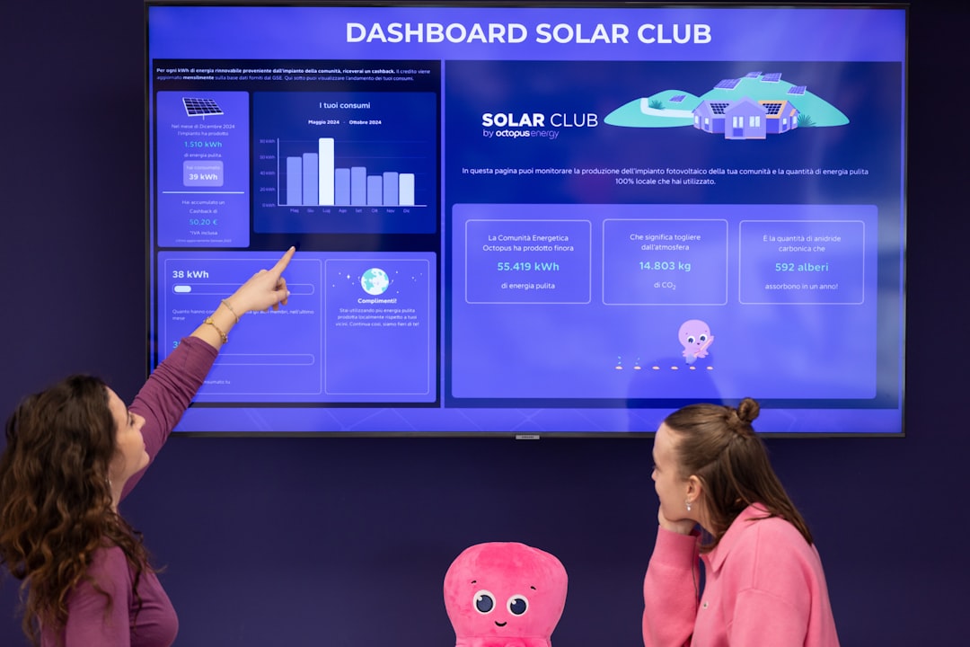 Digital hub interface displaying multiple business tools on screen