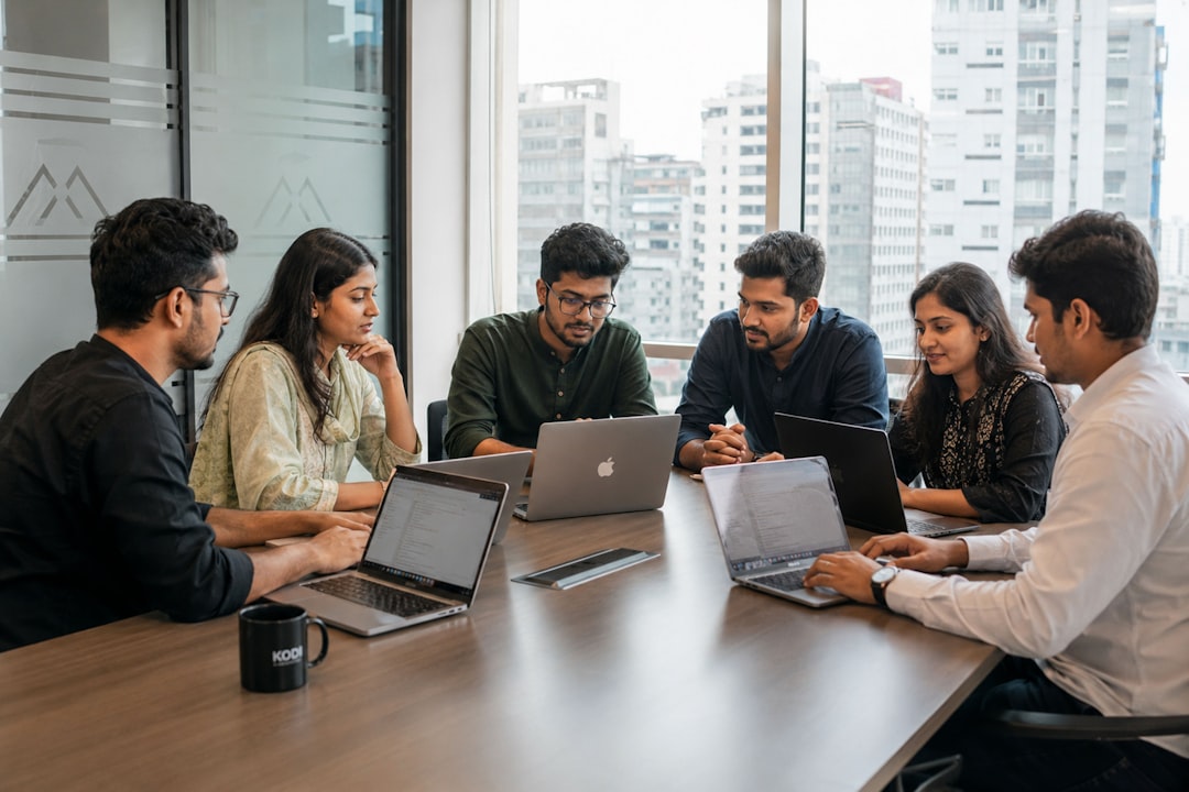 Business team observing an AI workflow automation dashboard