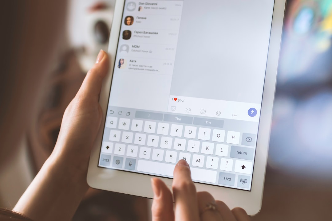 Person chatting with an AI companion app on a smartphone