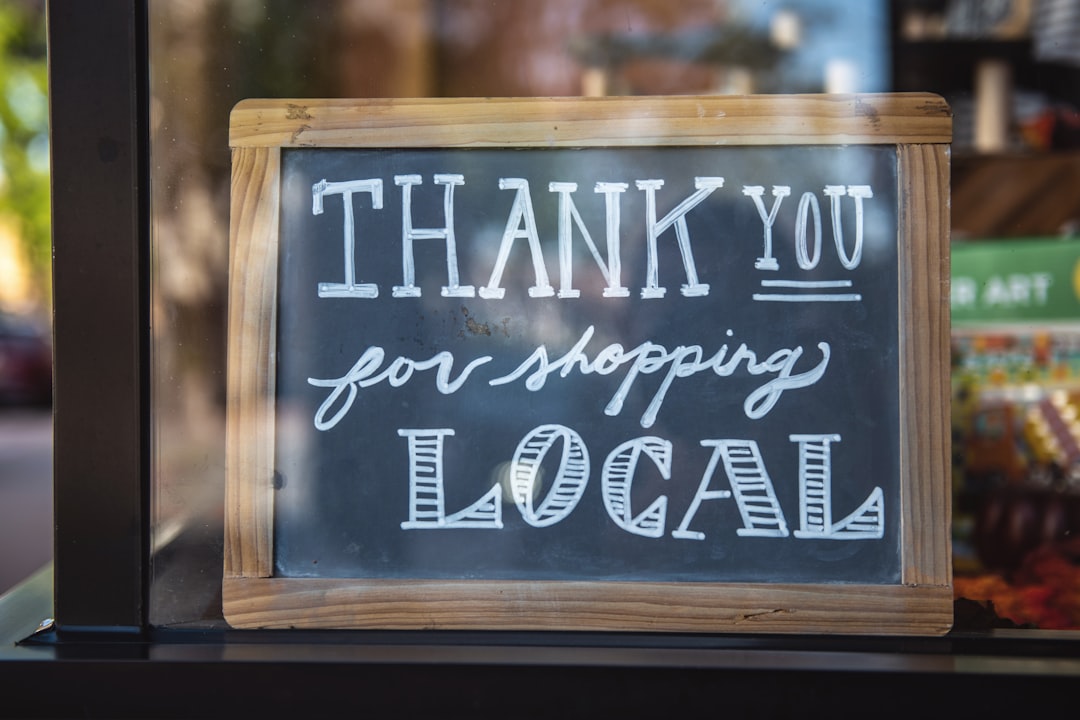Local shop welcoming customers after implementing online marketing