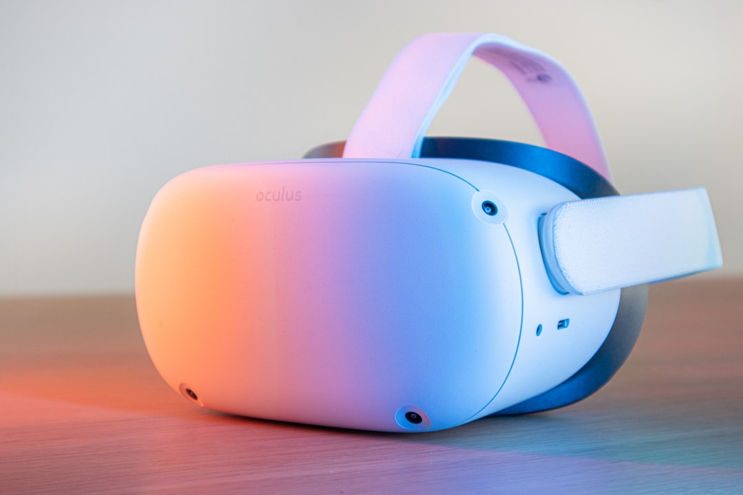 Two mixed reality headsets placed side by side for comparison