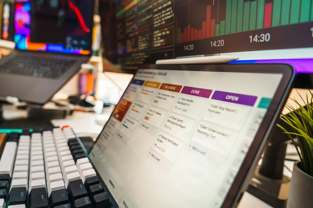 Dashboard visualizing AI automation and business alerts
