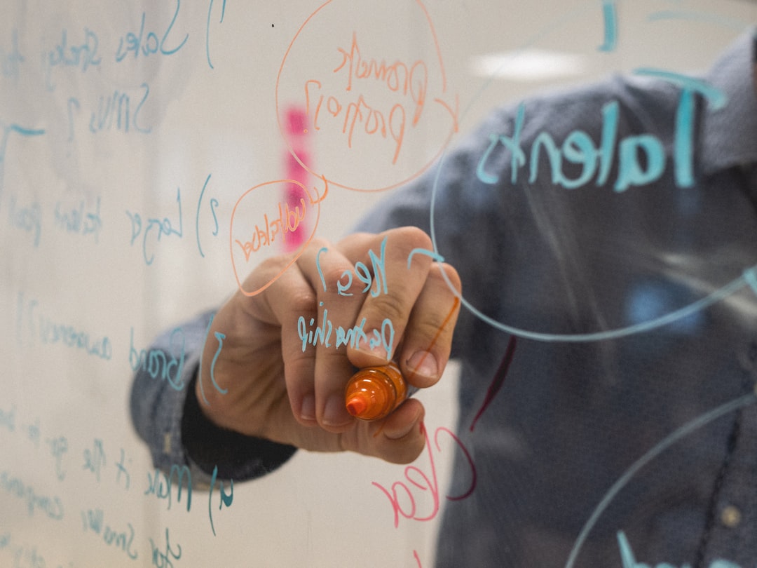 Team mapping an AI governance framework on a whiteboard