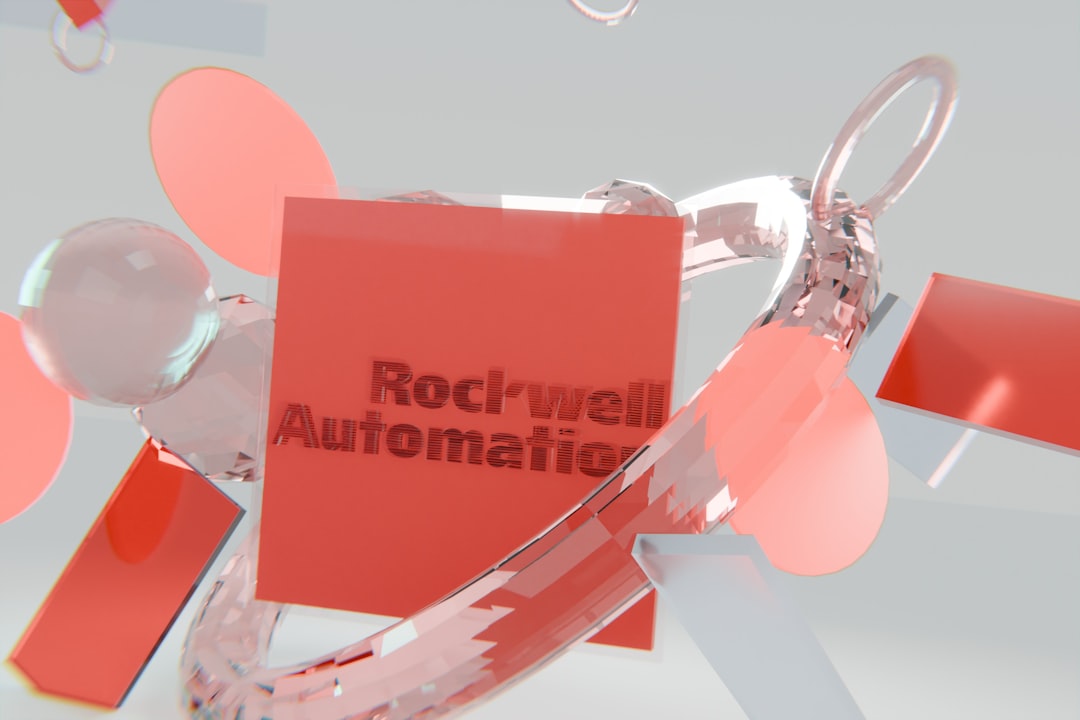 Automated advertising workflow diagram displayed on a computer