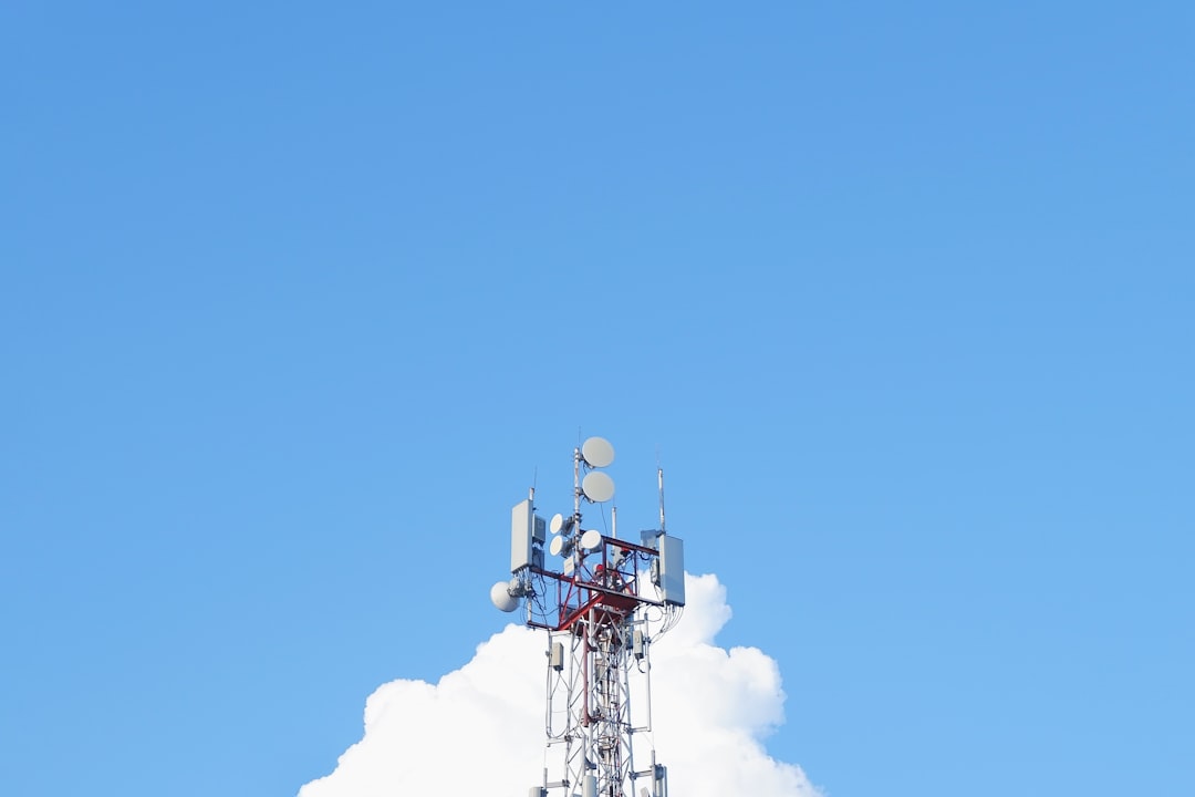 Modern 5G telecom infrastructure with cloud and AI overlays
